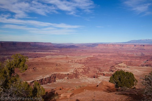 Views over Gooseberry Canyon from the White Rim Overlook, Island in the Sky, Canyonlands National Park, Utah