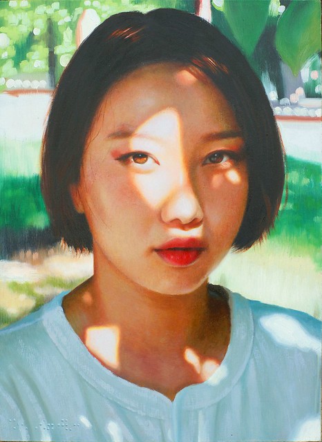 Realistic Oil Painting Woman