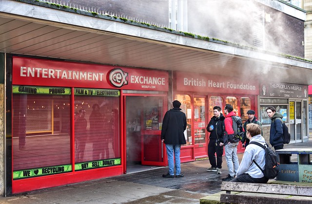 Shop on Fire? Manager Vaping?