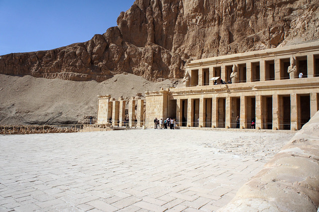 The shrine of Hathor and middle porticoes of Hatshepsut Mortuary Temple