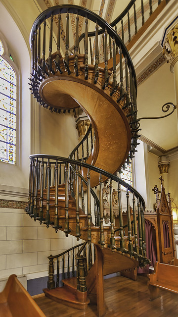 The Miraculous Staircase, Loretto Chapel, Santa Fe, NM