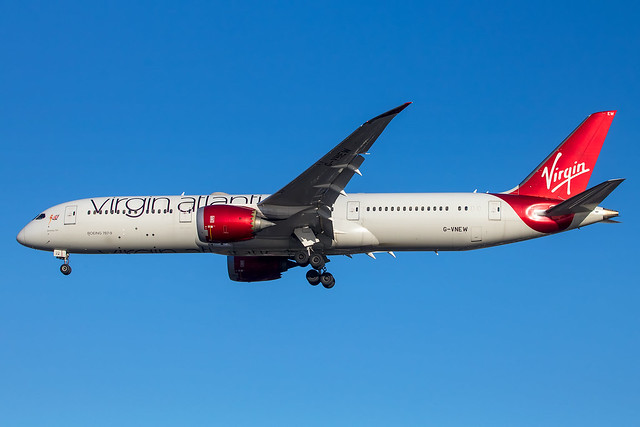 Virgin Atlantic - Boeing 787-9 Dreamliner G-VNEW @ London Heathrow