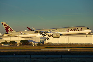 Airbus A350-1041 Qatar Airways F-WLXV A7-AOB MSN 438