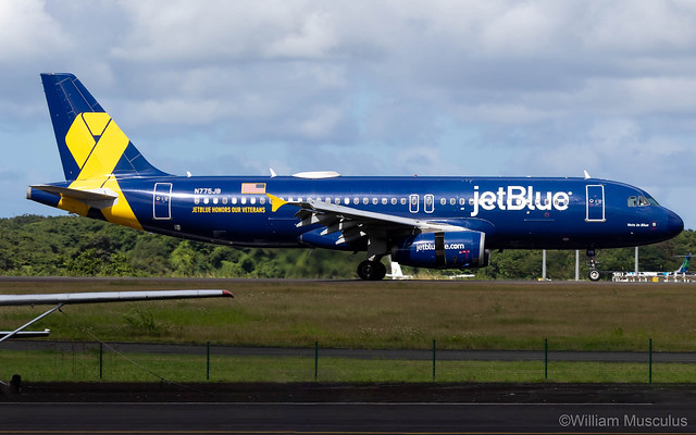 Airbus A320-232 N775JB JetBlue Airways - Vets in Blue Livery