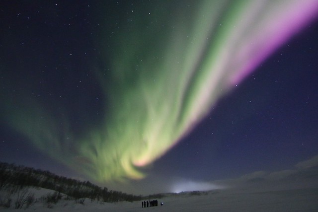 Auroras en Laponia Sueca