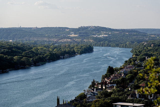A Vista View of Lake Austin from Mount Bonnell