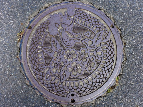 Kisuki Shimane, manhole cover 4 （島根県木次町のマンホール４）