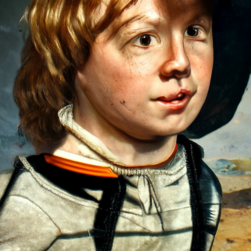 'a portrait of a young boy by Hendrick Cornelisz. van Vliet' Disco Diffusion v4.1