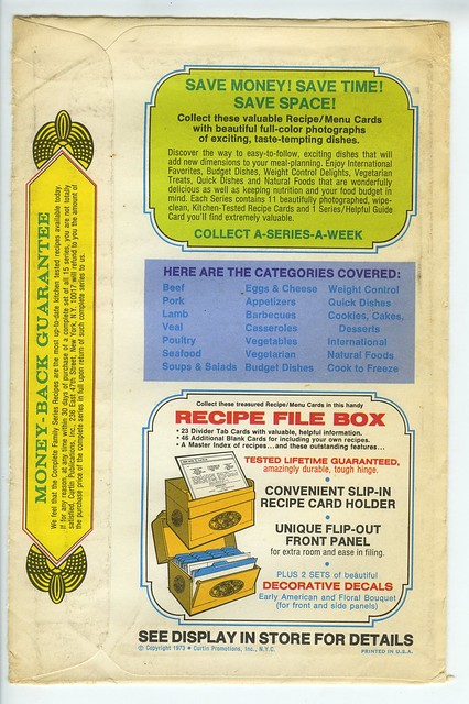 The Compete Family Recipe Card Library 1973 130