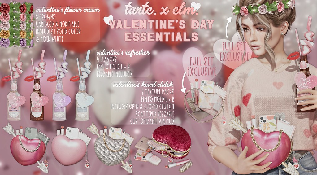 tarte. x elm. valentine's day essentials @ c88