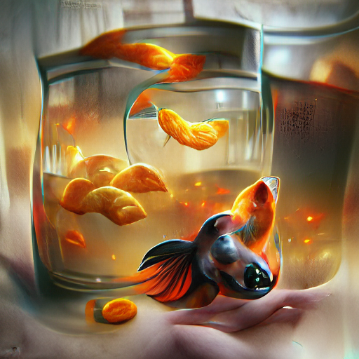 'goldfish by Elfriede Lohse-Wächtler' Hypertron v2