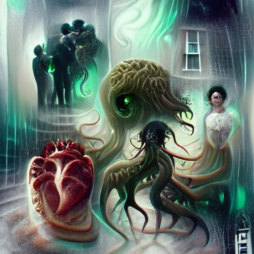 'Lovecraftian horror by Aileen Eagleton' Hypertron v2