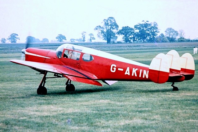G-AKIN   Miles M.38 Messenger 2A [6728] Old Warden~G 1973
