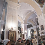 12 февраля 2022, Литургия в Богоявленском соборе (г. Вышний Волочек)