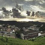 The skies over Ouro Preto have been illuminated