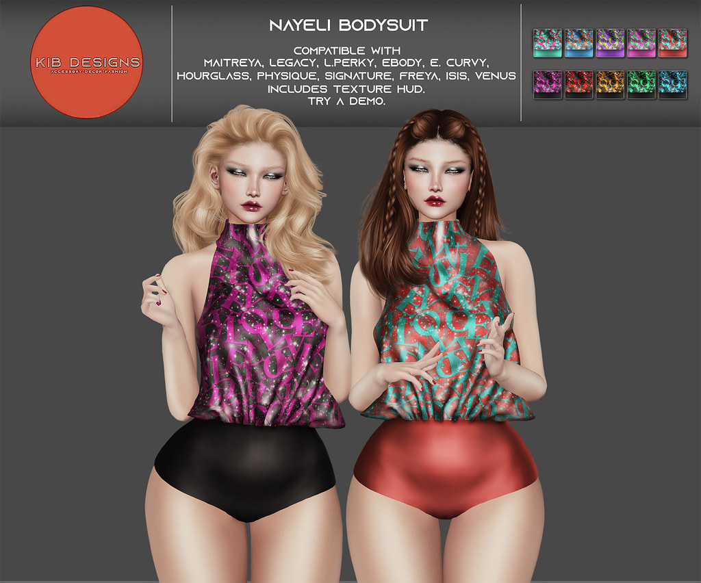 KiB Designs – Nayeli Bodysuit Special Valentine's Day @Mainstore