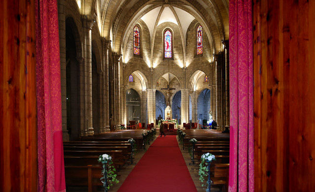 A look inside the old Saint Catalina church of Valencia