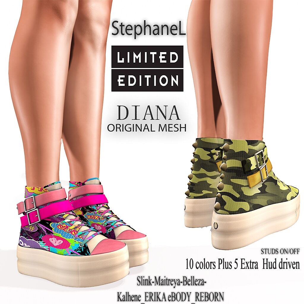60L WEEKEND [StephaneL] DIANA SNEAKERS LIMITED EDITION FATPACK