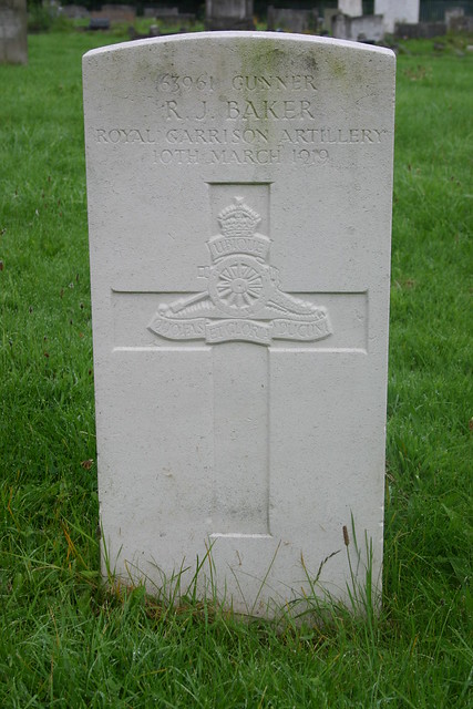 Reginald John Baker Grave