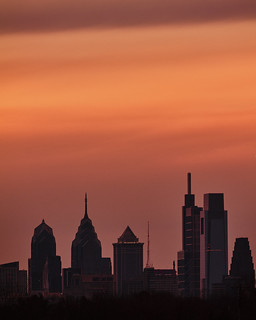 Sunset Over Philadelphia