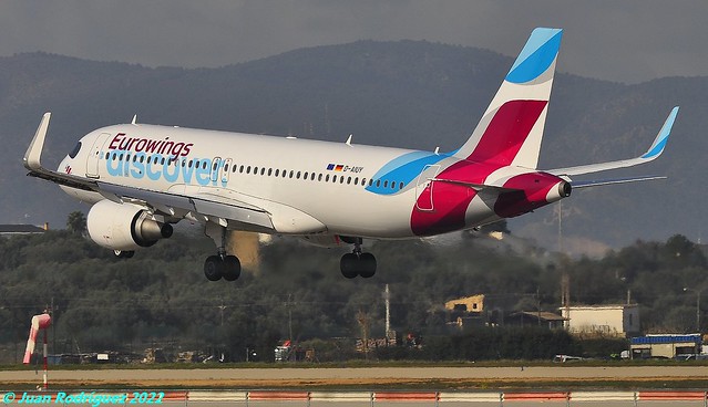 D-AIUY - Eurowings Discover - Airbus A320-214(WL) - PMI/LEPA