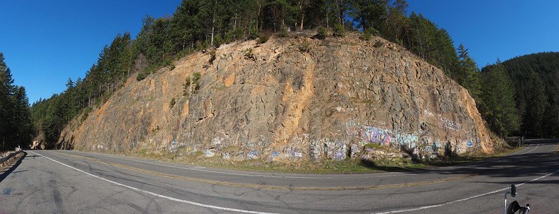 Graffiti on Washington State Route 7