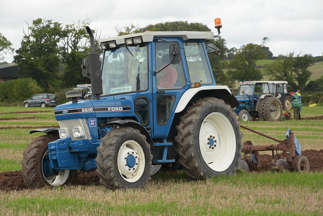 Ford 6610 Tractor with a Kverneland 2 Furrow Plough