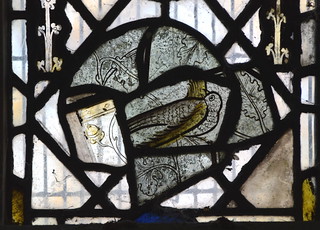 bird and acorn (fragmentary, 15th Century)