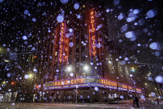 Radio City Music Hall, NYC Snow Day