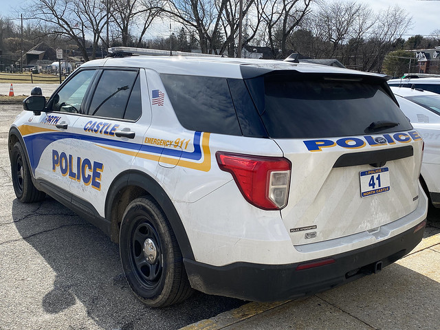 Picture Of Town Of North Castle New York Police Department Newest Car # 41 - 2021 Ford Explorer Police Interceptor Utility. Photo Taken Saturday February 13, 2022
