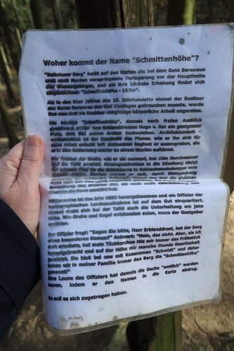 Erklärung, die man - neben dem Gipfelbuch - im Kasten des Gipfelkreuzes "Schmittenhöhe" findet
