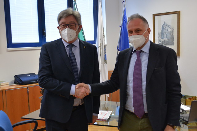 Il Ministro del Turismo Massimo Garavaglia in visita al Club alpino italiano