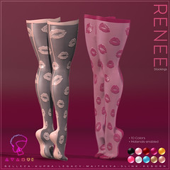 Renee Stockings Ad