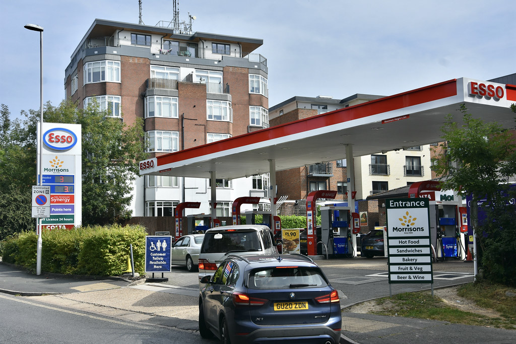 Esso, East Grinstead East Sussex 2021.