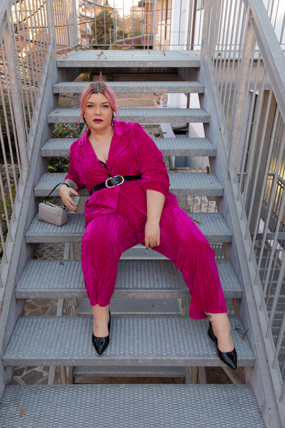 outfit curvy plus size completo fuxia (4)
