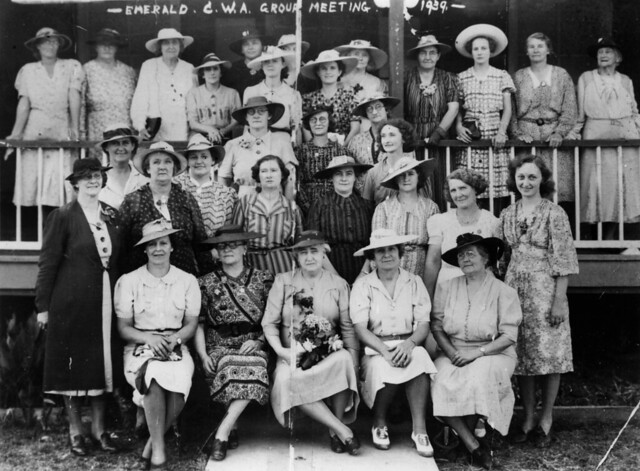 Country Women's Association's group meeting in Emerald, 1939