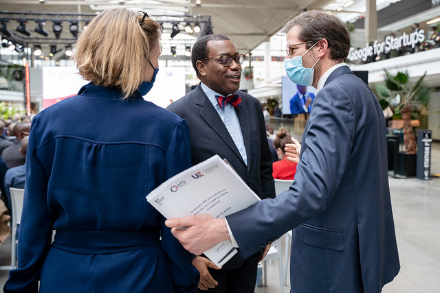 Dr. Adesina during New Alliance Between Europe and Africa, Paris.