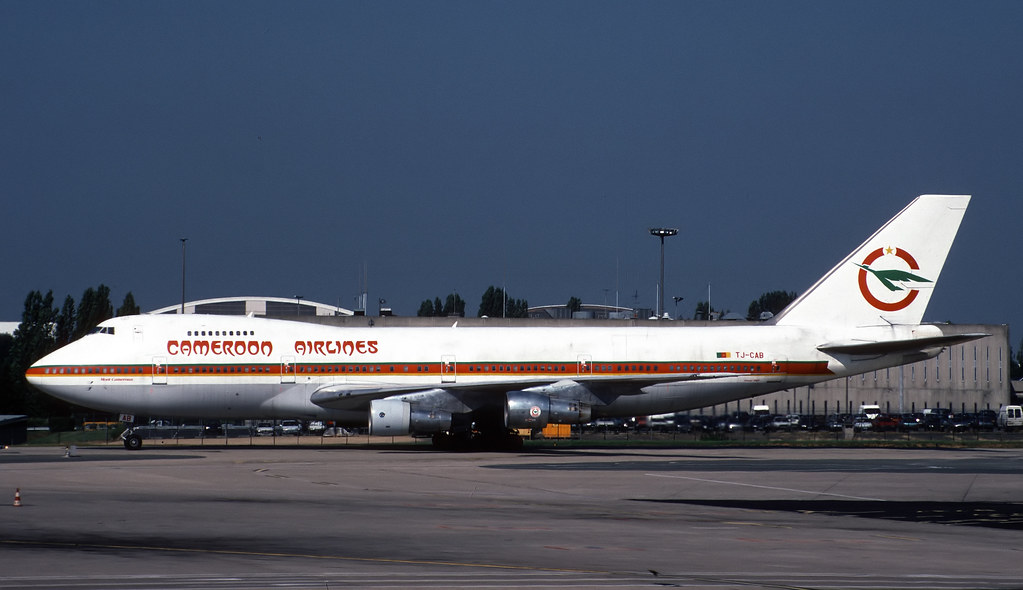 TJ-CAB Boeing 747-2H7B Cameroon Airlines Paris CDG 7.95