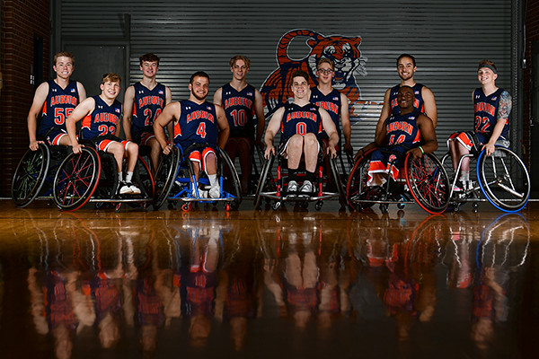 Auburn Wheelchair Basketball players