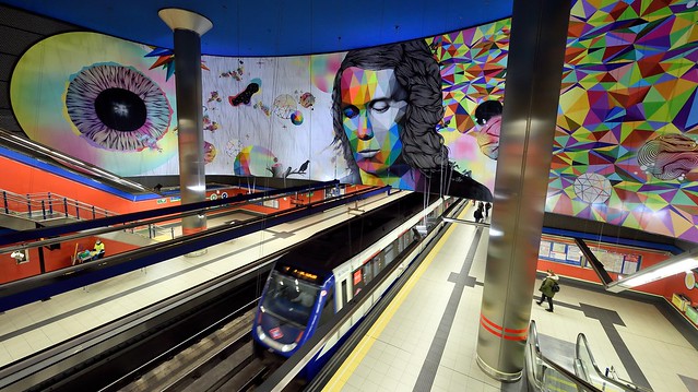 Madrid Metro at Paco de Lucía station