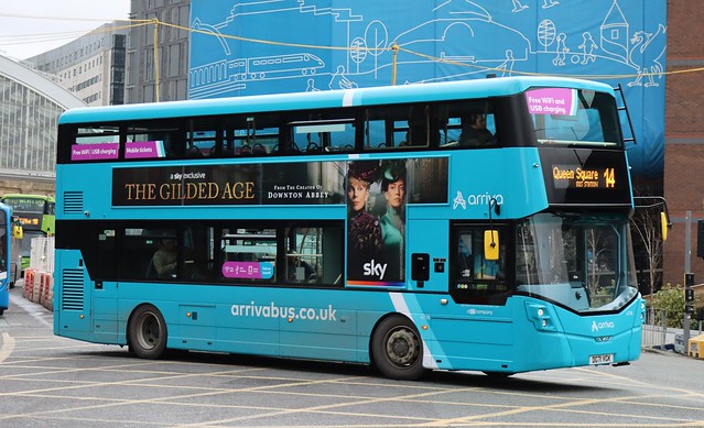 Arriva Merseyside 4718 DG71VGK is another new vehicle that has entered service in Liverpool seen here with a terminating 14 service at Queen Square Bus Station.