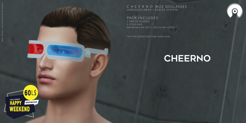 CheerNo 3D Glasses – Happy Weekend