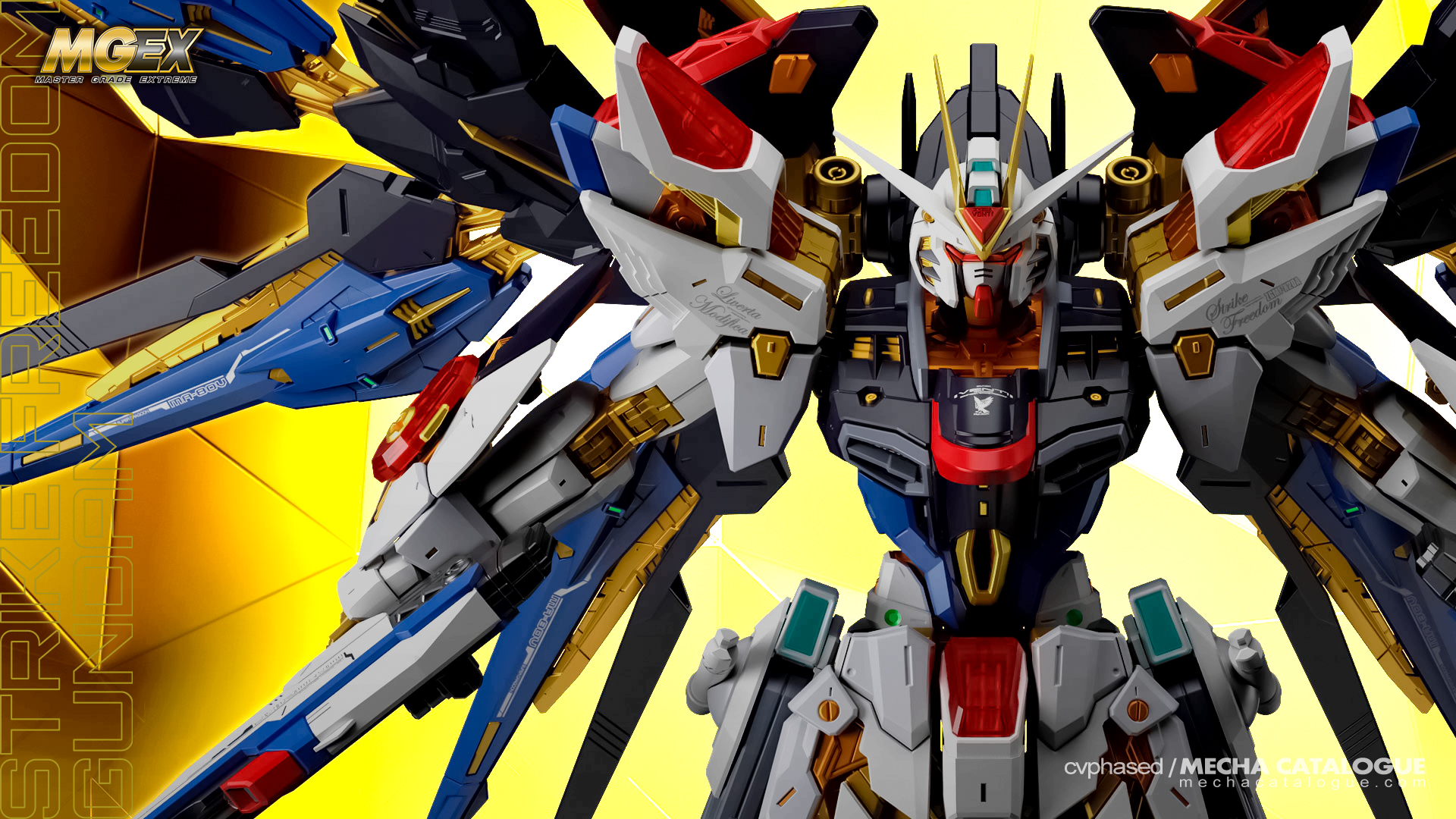So Shiny! MGEX Strike Freedom Gundam – cvphased / MECHA CATALOGUE