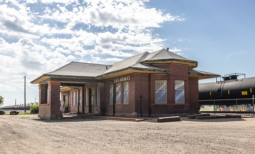 lasanimas bentcounty colorado smalltown trainstation depot constructed1908 railroad