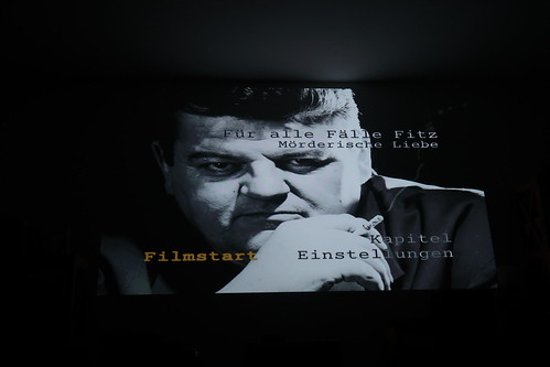 Startbildschirm/Menü der DVD Folge „Mörderische Liebe“ der Serie "Für alle Fälle Fitz"