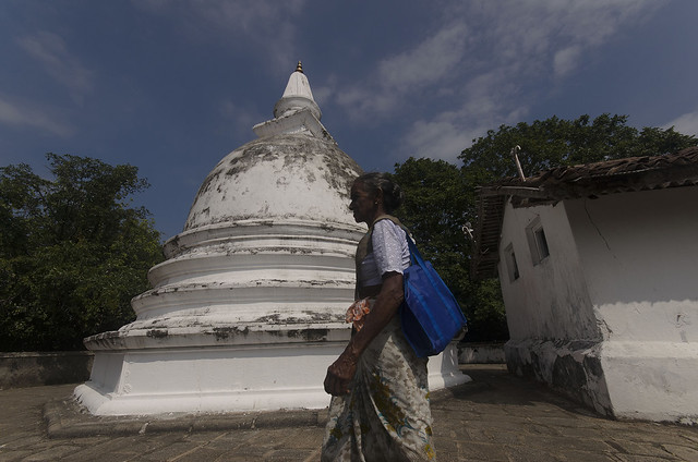 walk around the stupa