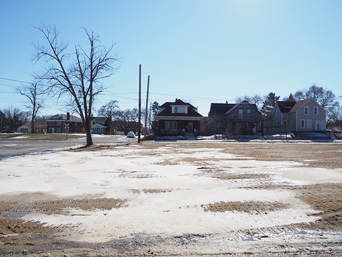 Demolished empty lot at 326 E 11th Street in February 2022