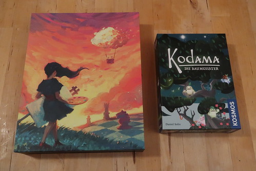 Cover der Spiele "Kanvas" und "Kodama" (von vorn)