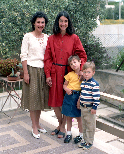 Susan, Mary Lou, Helen and Alex  Milos  May 1985