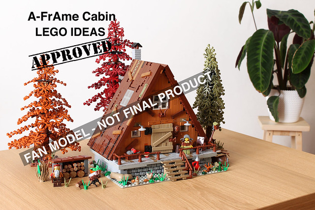 A-Frame Cabin approved as next LEGO IDEAS set!